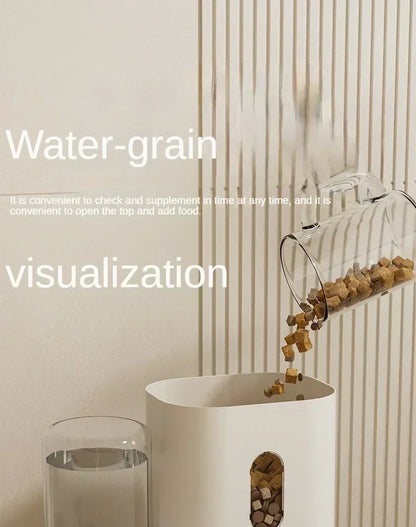 Sleek and Stylish Cat Food Dispenser – Where Function Meets Fashion!