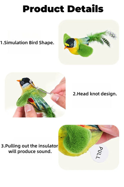 Pounce, Play, and Chirp! The Ultimate Cat Toy for Indoor Adventures