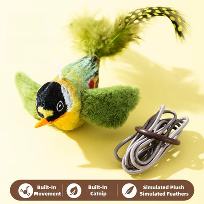 Pounce, Play, and Chirp! The Ultimate Cat Toy for Indoor Adventures