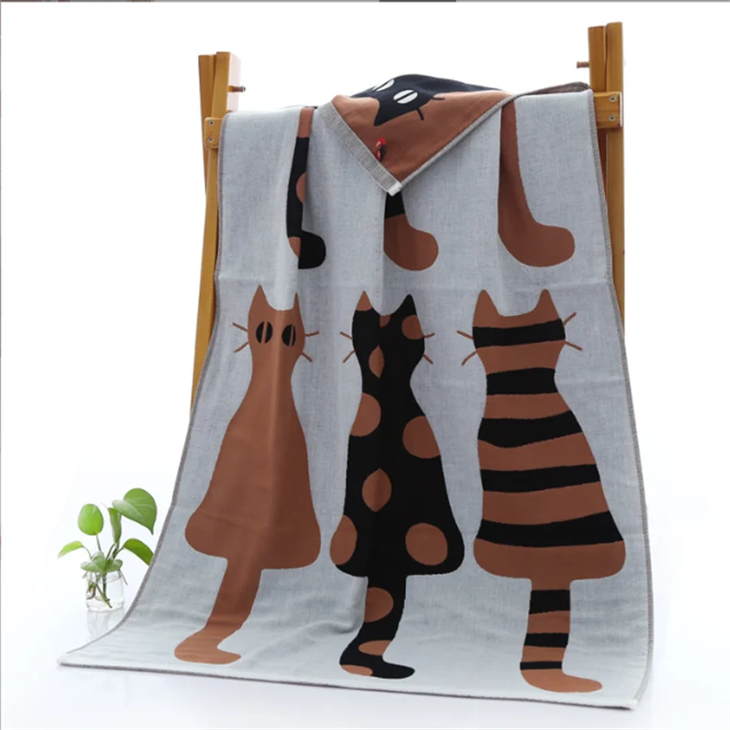 Animal Print Cotton Towels – Absorbent, Soft & Perfect for Pets!