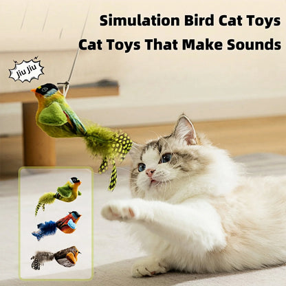 Pounce, Play, and Chirp! The Ultimate Cat Toy for Indoor Adventures