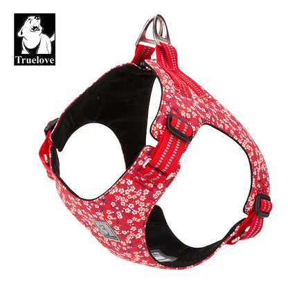 Floral Dog Harness – Stylish, Safe, and Durable for All Breeds