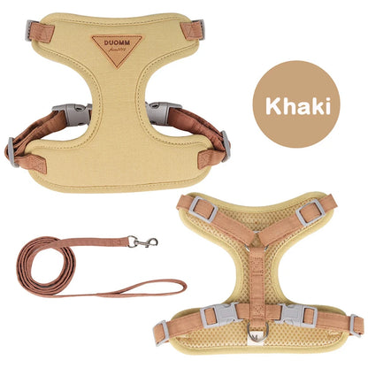 Breathable Cat Harness & Leash Set – Adjustable Vest for Small to Medium Cats and Dogs