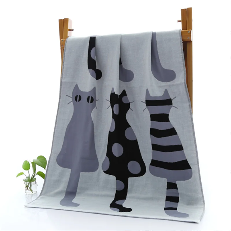 Animal Print Cotton Towels – Absorbent, Soft & Perfect for Pets!