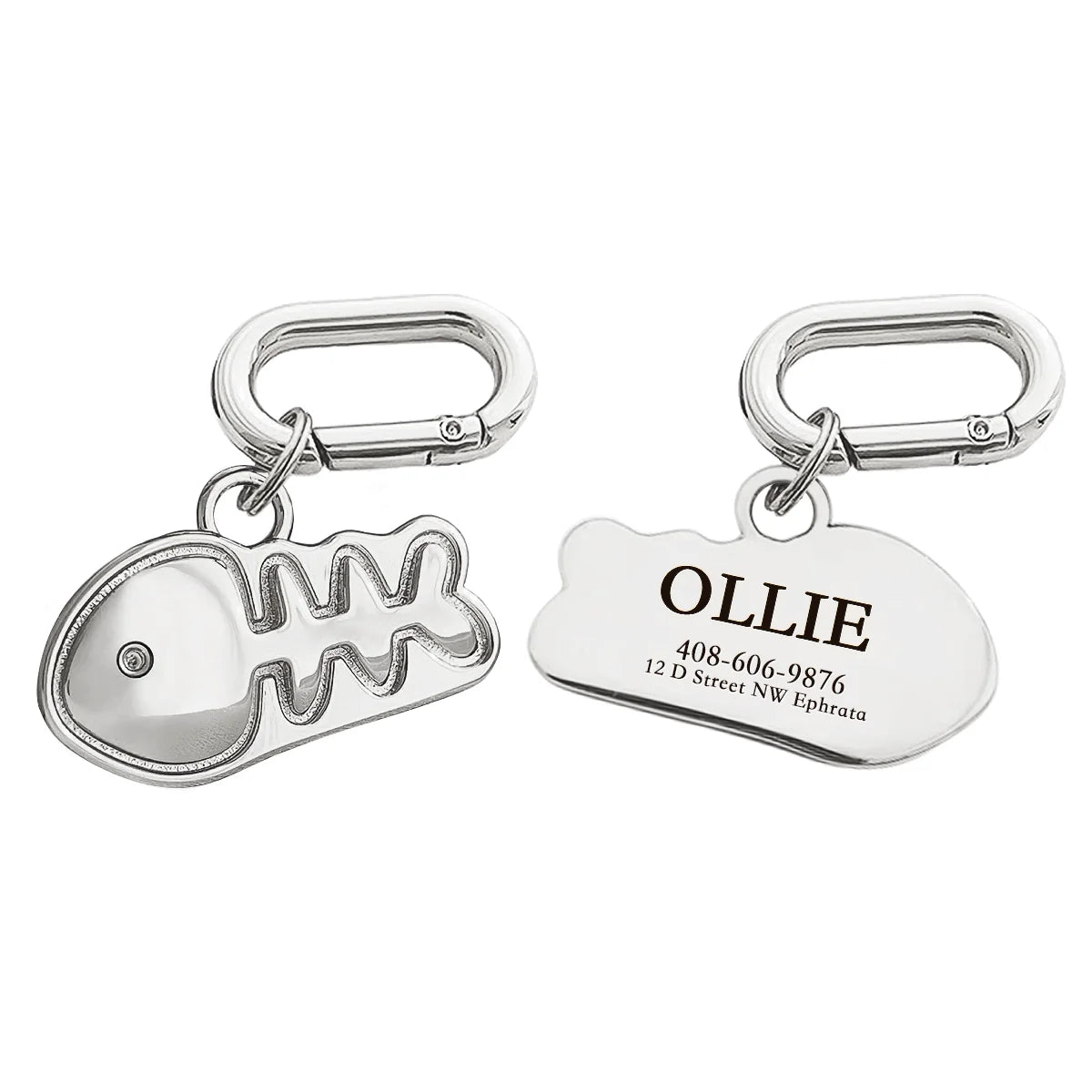 Memopaw Design Personalized Pet Dog Name Tag- Copper Free