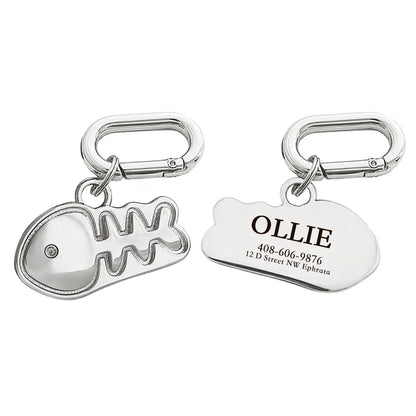 Memopaw Design Personalized Pet Dog Name Tag- Copper Free