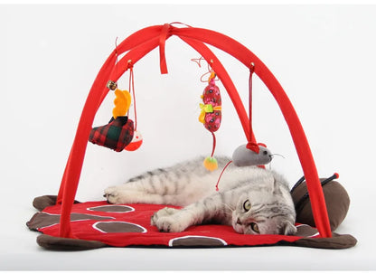 Fun Hammocks For Cats - Cartoon Cat Playing Tent