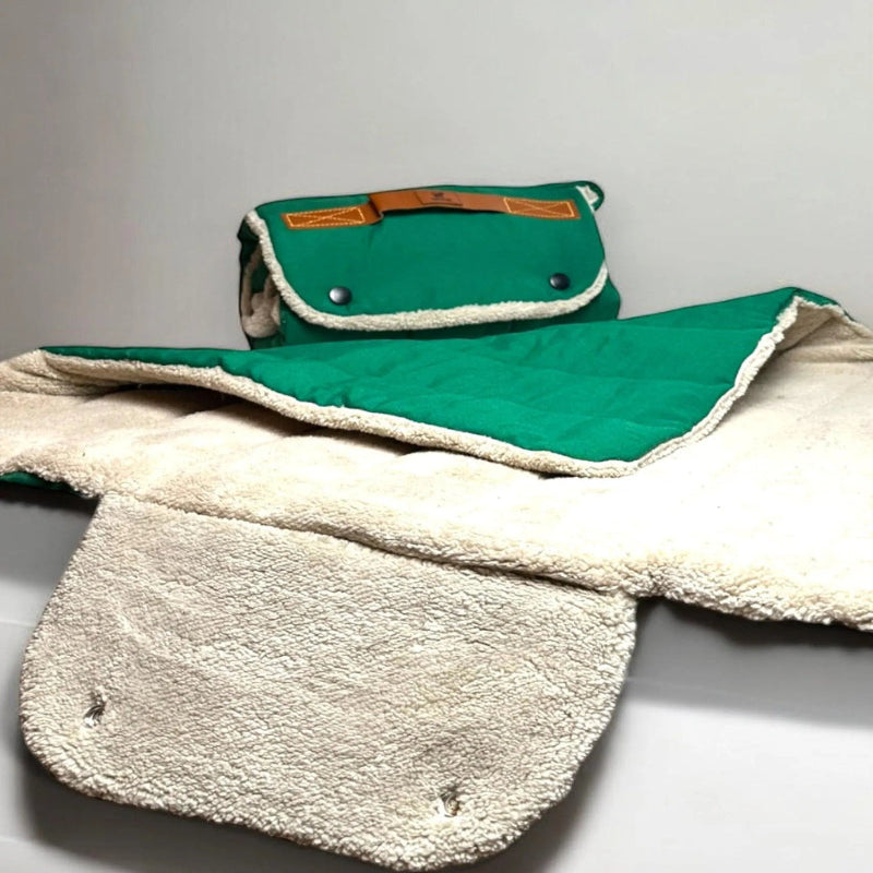 Roll up Travel Dog Mat (Water-Repellent & Machine Washable)- For Happy Travels!