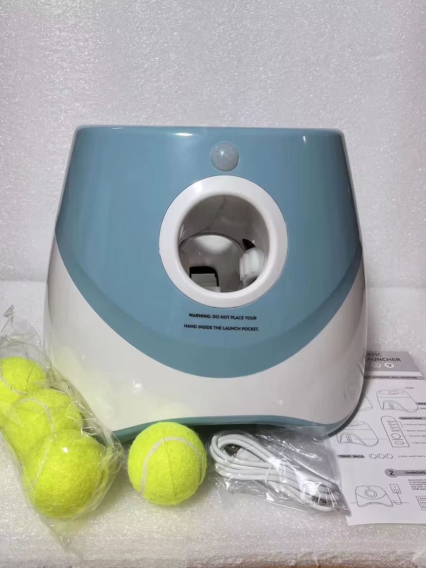  Tennis Ball Launcher Interactive Dog Training - Non- Stop Fetch Fun!