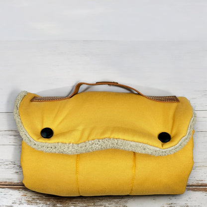Roll up Travel Dog Mat (Water-Repellent & Machine Washable)- For Happy Travels!