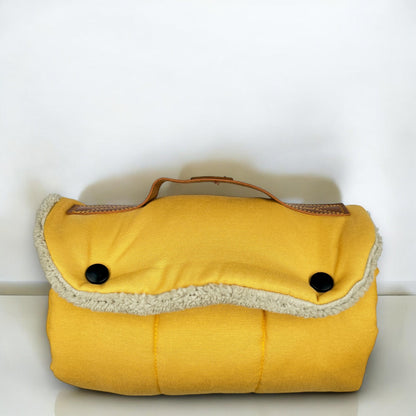 Roll up Travel Dog Mat (Water-Repellent & Machine Washable)- For Happy Travels!